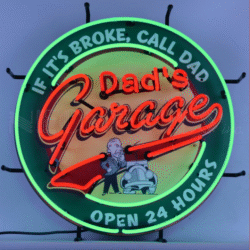 Dad’s Garage Neon Sign