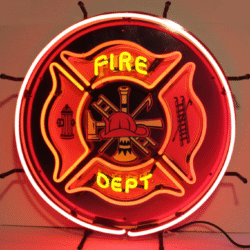 Fire Department neon sign 60 cm