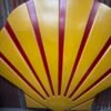 Authentic 1970s American Shell Illuminated Sign Face - Image 4