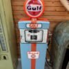 Beautifully restored 1955 Gulf Wayne 505 Gas Pump. - Image 6