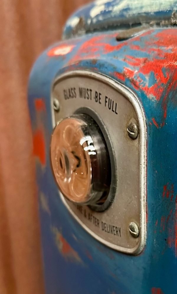 Gas pump 76 American gasoline 1953 original patina - Image 5