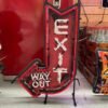 EXIT way out neon sign 70x46cm.