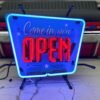 open neon sign (come in we’re open) 40x33cm - Image 2
