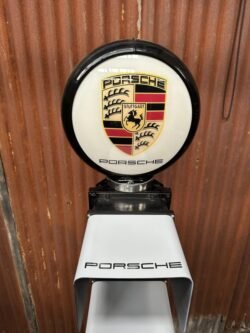 American Red Light Don't Walk Restored Porsche
