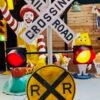 American Railroad crossing USA - Image 3
