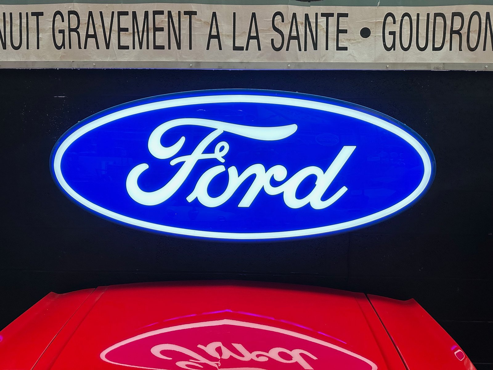 Ford Garage Illuminated Sign 160cm - Image 3