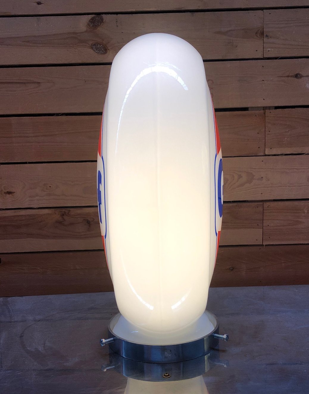 Gulf Gas Pump Globe 40cm in museum quality - Image 2
