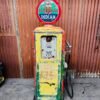 American Indian Gasoline gas pump with original patina - Image 6