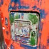 American Indian Gasoline gas pump with original patina - Image 3