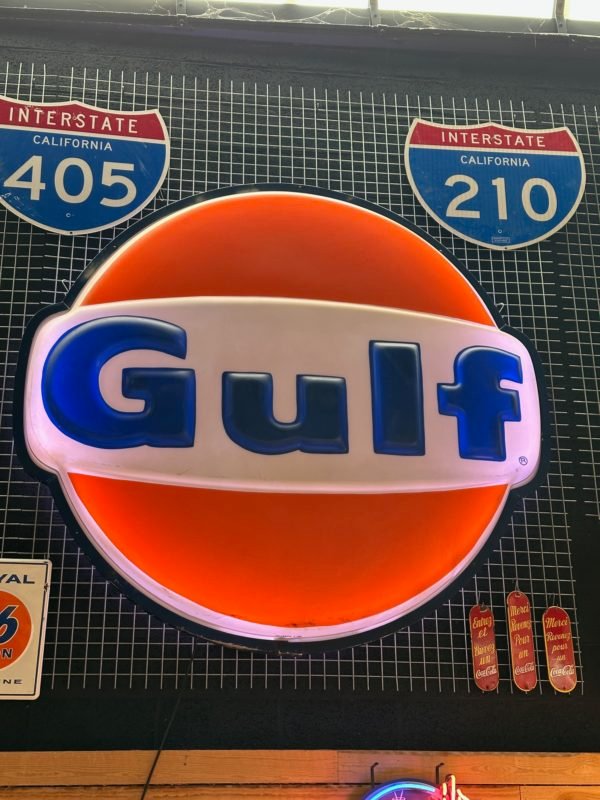 Authentic American Gulf 2 meter illuminated sign. - Image 6