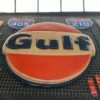 Authentic American Gulf 2 meter illuminated sign. - Image 2