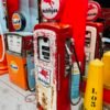 Mobilgas vintage American gas pump from 1954 with its original patina. - Image 3