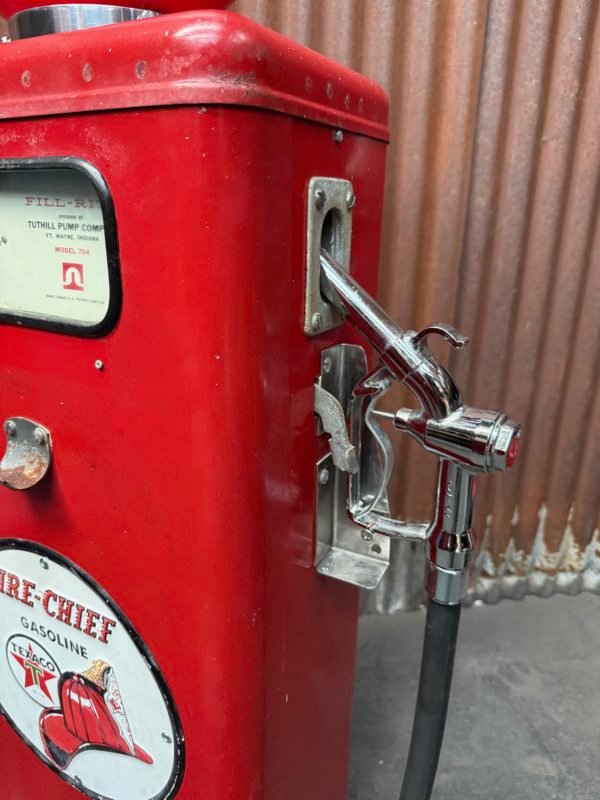 American Texaco fire chief gas pump. - Image 5