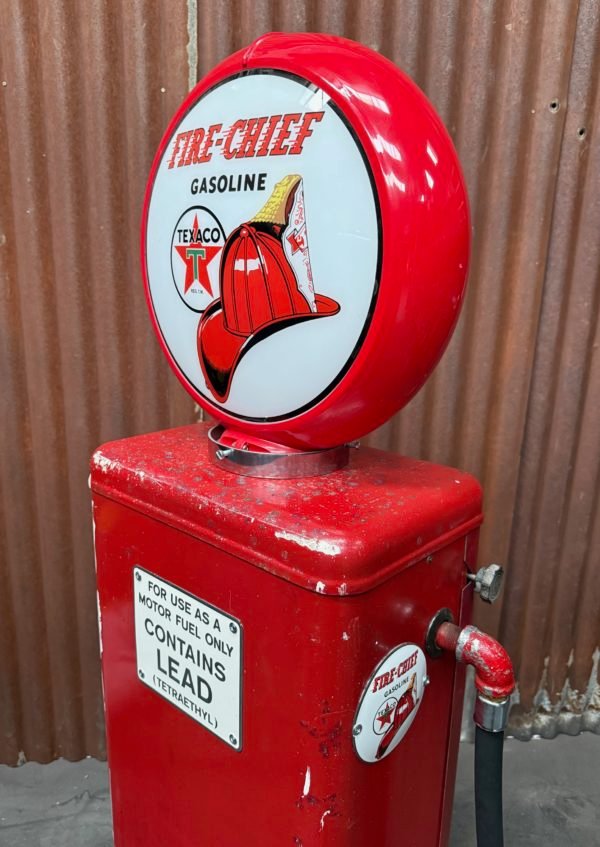 American Texaco fire chief gas pump. - Image 3