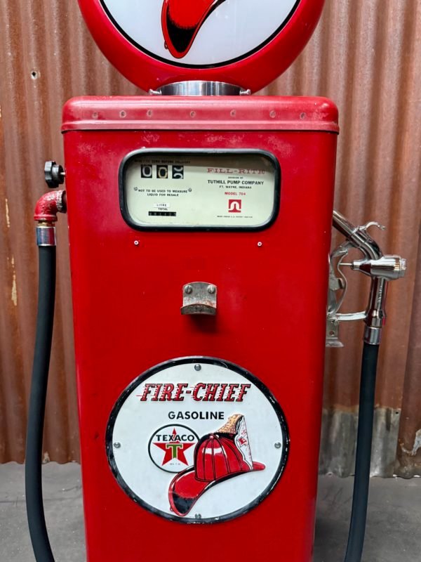 American Texaco fire chief gas pump. - Image 2