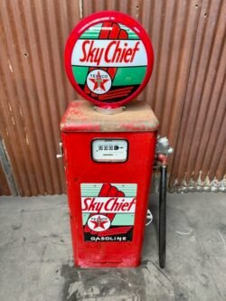 Original Texaco Sky Chief American gas pump.