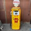 Shell American gas pump from 1955 with original patina - Image 3