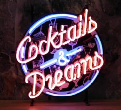 Cocktail & Dreams Neon sign 65cm