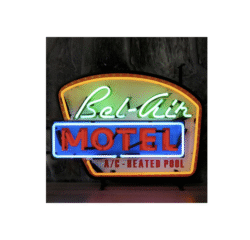 Neon sign Bel Air Motel 65 x 45 cm