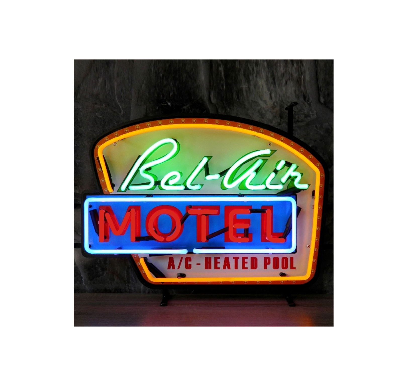 Neon sign Bel Air Motel 65 x 45 cm
