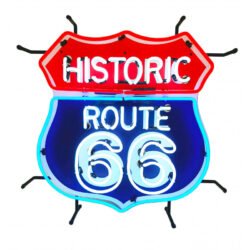 Neon sign Route 66 (69x60cm)