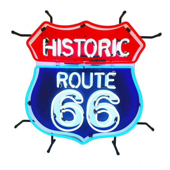 Neon sign Route 66 (69x60cm)